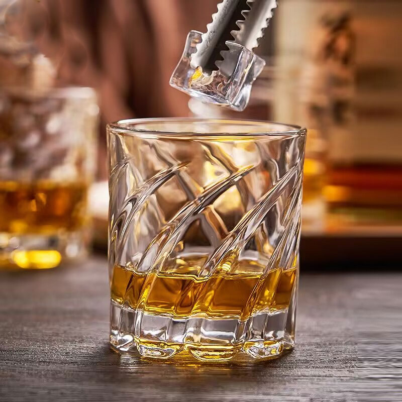 Wine Beer Spirits - Тисненый стакан для виски, высококачественная роскошная