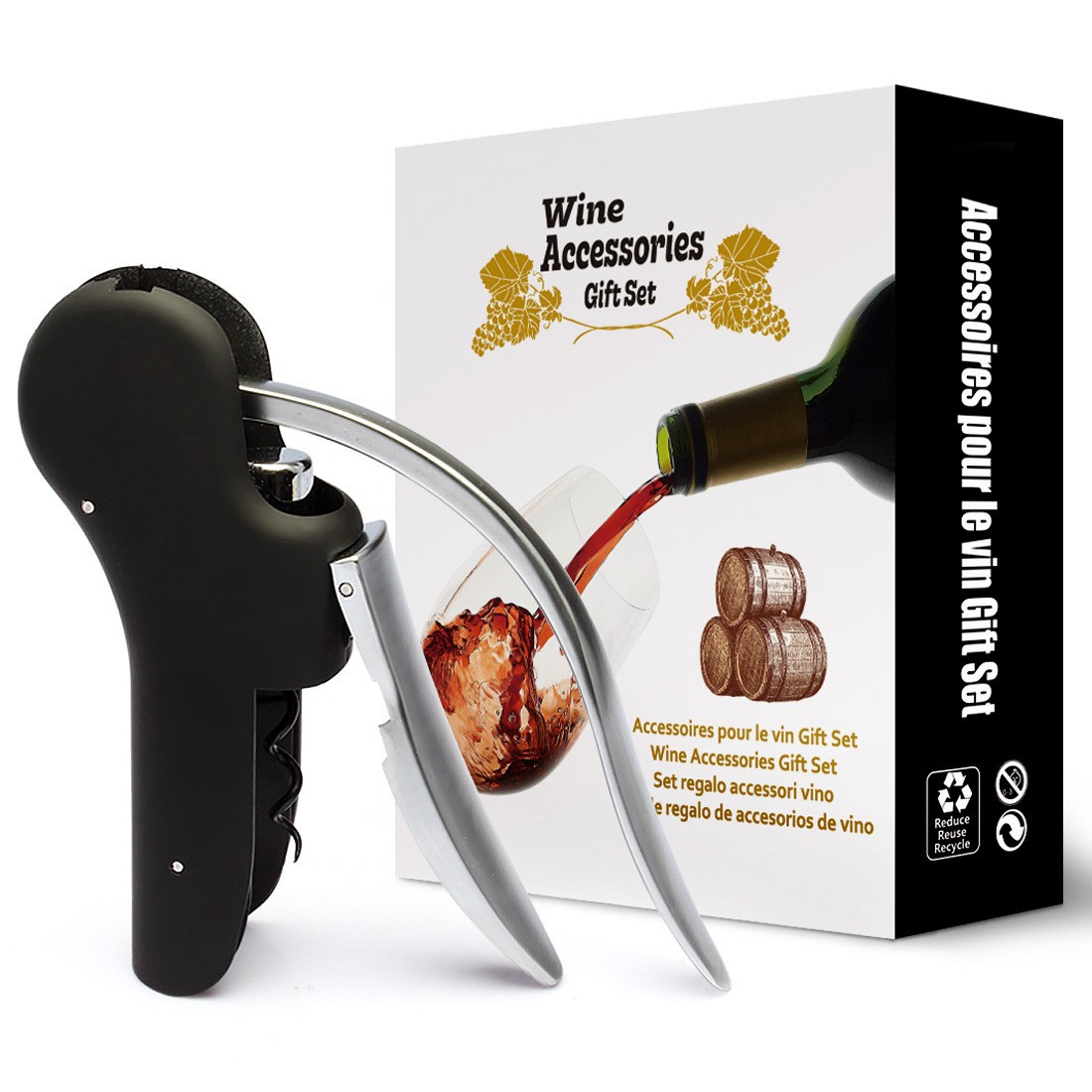 Cork Screw Lever - Набор штопоров для вина Rabbit Lever,