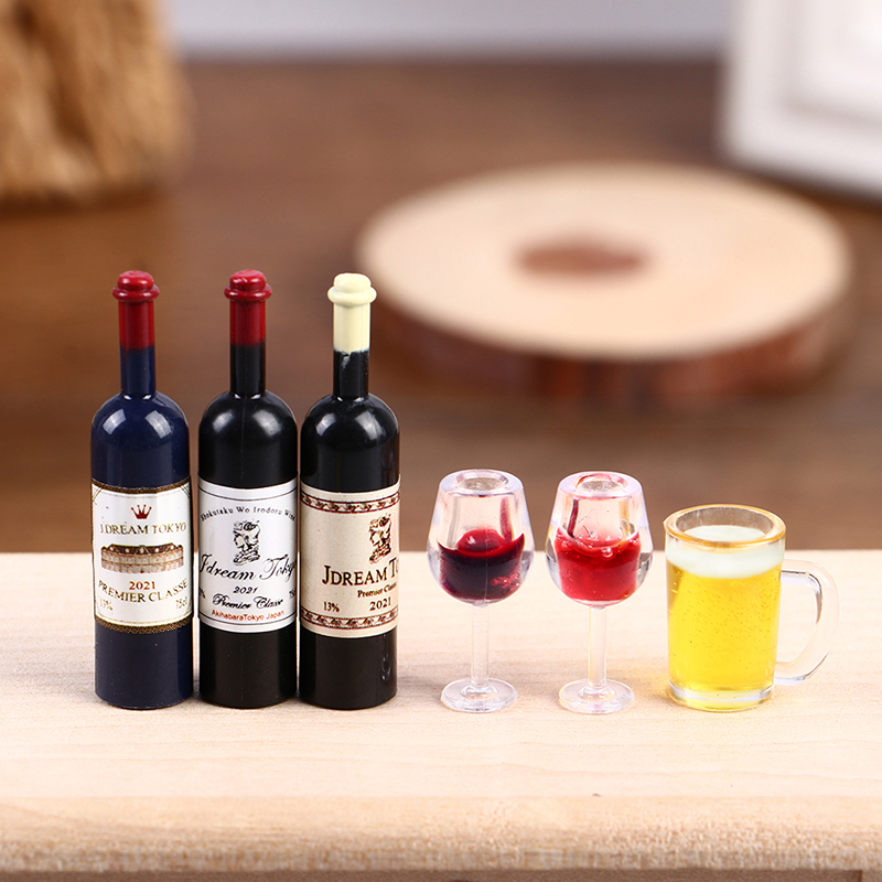 Wine Beer Europe - Набор из 5 миниатюрных бутылок вина