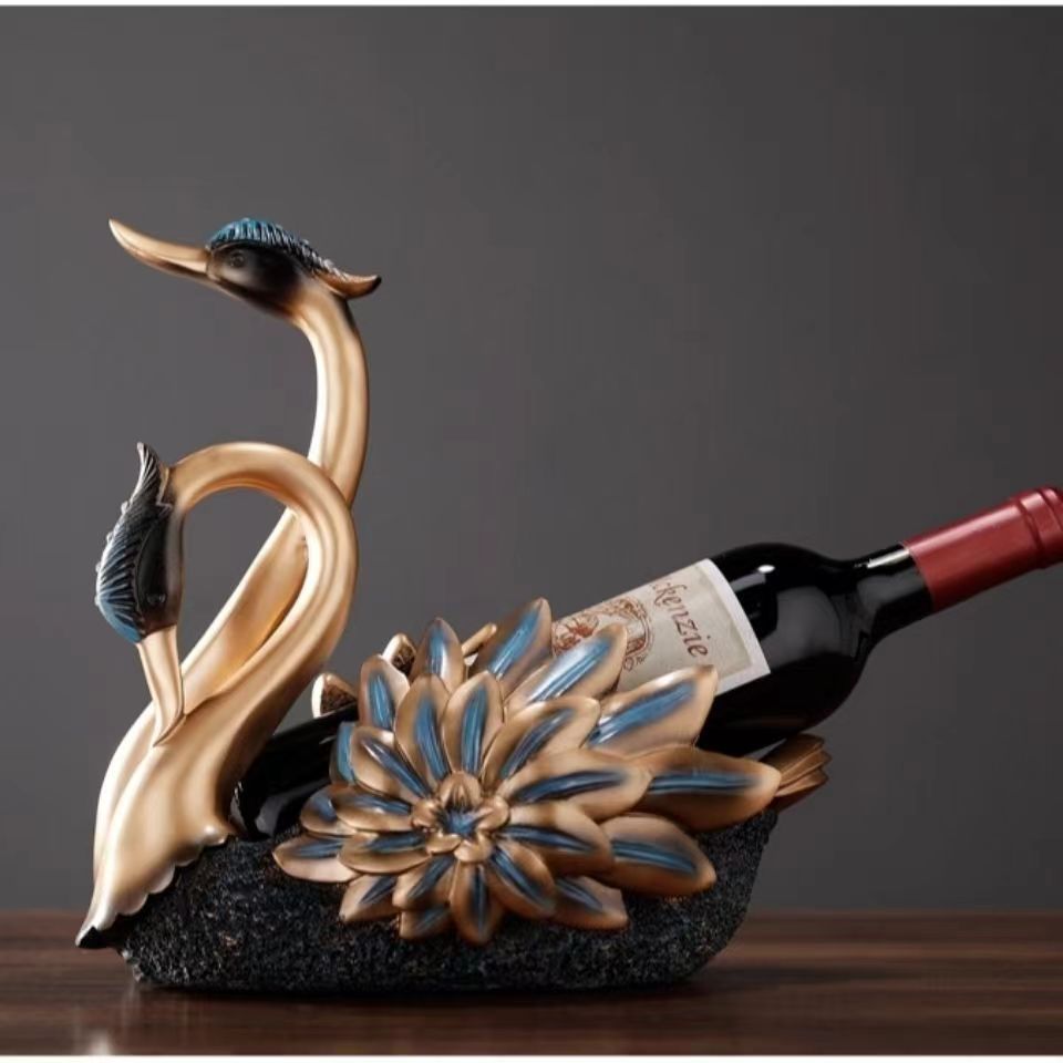 Wine Beer Europe - Лебедь, стойка для красного вина, светильник,