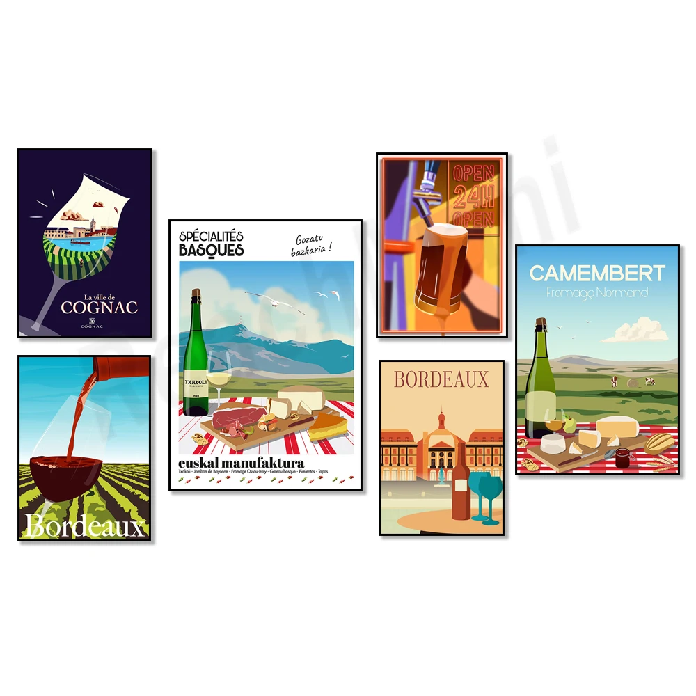 Wine Beer Europe - Бордовые виноградные лозы, вино, Страны Басков,