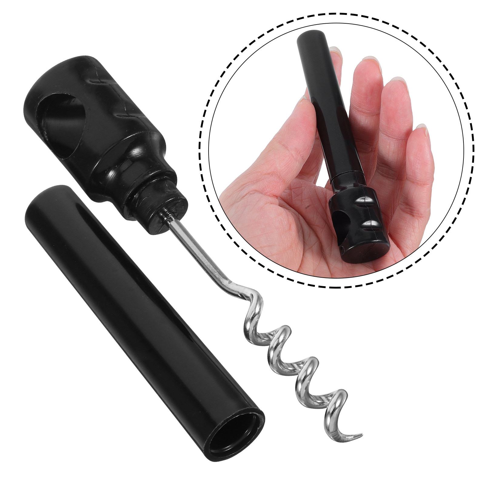 6 шт. стеклянных бутылок с про – обзор и цена Cork Screw Lever